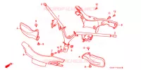 REVETEMENT DE GUIDON pour Honda CUB EZ 90 de 1993