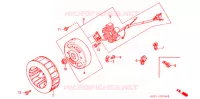 ALTERNATEUR pour Honda TACT 50 STAND UP de 1993