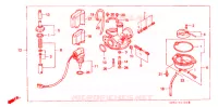 CARBURATEUR (SZ50P/R/T) pour Honda TACT 50 STAND UP de 1993