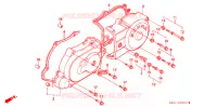 COUVERCLE GAUCHE pour Honda TACT 50 de 1993