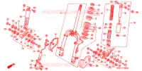 FOURCHE pour Honda 250 FREEWAY de 1994