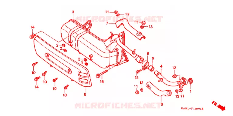 SILENCIEUX D'ECHAPPEMENT Honda SCOOTER 250 FREEWAY 1994  CH250R