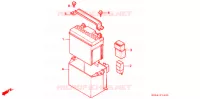 BATTERIE pour Honda CUB EZ 90 de 1994