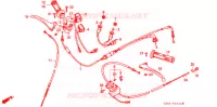 COMMODO   LEVIER   CABLE pour Honda CUB EZ 90 de 1994