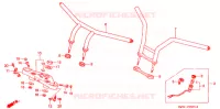 GUIDON   TE DE FOURCHE pour Honda STEED 600 VLX Without speed warning light. Taylor bar handle de 1994
