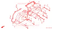 COUVERCLE GAUCHE pour Honda TACT 50 de 1996