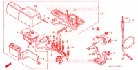 COMPTEUR pour Honda CRM 250 With speed warning light de 1997
