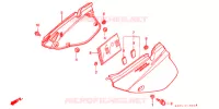 COUVERCLES LATERAUX pour Honda CRM 250 With speed warning light de 1997