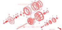 EMBRAYAGE pour Honda CRM 250 With speed warning light de 1997