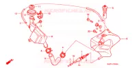 RESERVOIR D'HUILE pour Honda CRM 250 With speed warning light de 1997