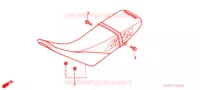 SELLE pour Honda CRM 250 With speed warning light de 1997