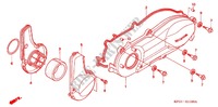 CARTER MOTEUR GAUCHE (FES250V/W) pour Honda FORESIGHT 250 de 1997