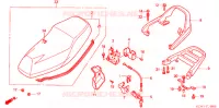 SELLE pour Honda SPACY 125 de 2000