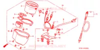 COMPTEUR pour Honda SL 230 With speed warning light de 1998