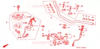 GUIDON   TE DE FOURCHE pour Honda SL 230 With speed warning light de 1998