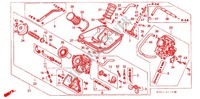 CARBURATEUR pour Honda VTR 250 Without speed warning light de 1998