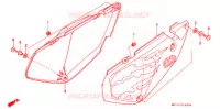 COUVERCLES LATERAUX pour Honda AFRICA TWIN 750 de 1993