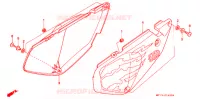 COUVERCLES LATERAUX pour Honda AFRICA TWIN 750 de 1993