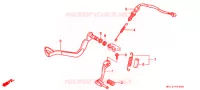 PEDALE pour Honda AFRICA TWIN 750 de 1993