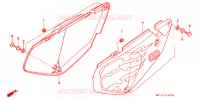 COUVERCLES LATERAUX pour Honda AFRICA TWIN 750 de 1994