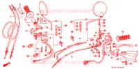 LEVIER DE GUIDON   CABLE   COMMODO pour Honda AFRICA TWIN 750 de 1994