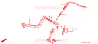 PEDALE pour Honda AFRICA TWIN 750 de 1994