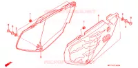 COUVERCLES LATERAUX pour Honda AFRICA TWIN 750 de 1994