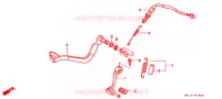 PEDALE pour Honda AFRICA TWIN 750 de 1994