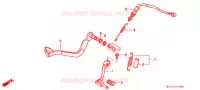 PEDALE pour Honda AFRICA TWIN 750 de 1996