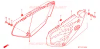 COUVERCLES LATERAUX pour Honda AFRICA TWIN 750 de 1996