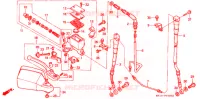 MAITRE CYLINDRE DE FREIN AVANT pour Honda AFRICA TWIN 750 de 1998