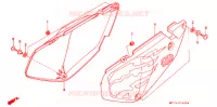 COUVERCLES LATERAUX pour Honda AFRICA TWIN 750 de 1999