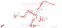 PEDALE pour Honda AFRICA TWIN 750 de 1999