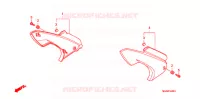 COUVERCLES LATERAUX pour Honda CBF 600 FAIRING de 2010