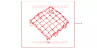 FILET BAGAGES NOIR pour Honda CBF 600 FAIRING de 2010
