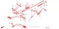 PEDALE (1) pour Honda CB 500 de 1996