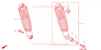 AMORTISSEUR ARRIERE pour Honda CB 500 de 1996