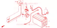 BATTERIE pour Honda CB 500 de 1996
