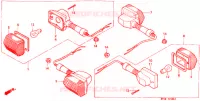 CLIGNOTANT (1) pour Honda CB 500 de 1996
