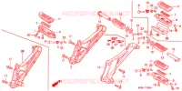 REPOSE PIED pour Honda CB 500 de 1996