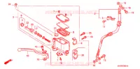 MAITRE CYLINDRE DE FREIN AVANT (2) pour Honda CB 500 de 1999