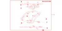PORTE BAGAGES pour Honda CB 500 de 1999