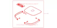 GARNITURES TOP CASE R218 pour Honda CB 500 de 1999