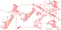 REPOSE PIED pour Honda CB 500 de 1999
