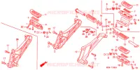 REPOSE PIED pour Honda CB 500 50HP de 1999