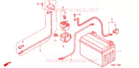 BATTERIE pour Honda CB 500 de 1999
