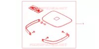 GARNITURES TOP CASE R218 pour Honda CB 500 de 1999