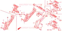 REPOSE PIED pour Honda CB 500 de 1999