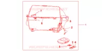TOP CASE 45L pour Honda CB 500 de 1999
