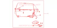 TOP CASE 45L pour Honda CB 500 de 1998